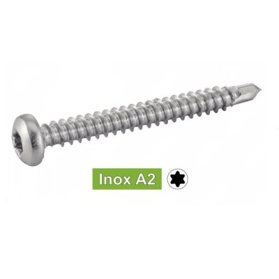VIS AUTOFOREUSE TETE RONDE TORX INOX
