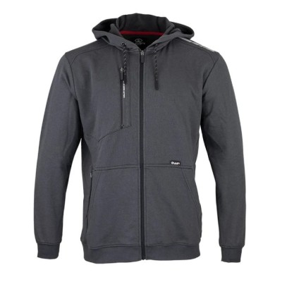 SWEAT ZIPPE GRIS FONCE DERBY