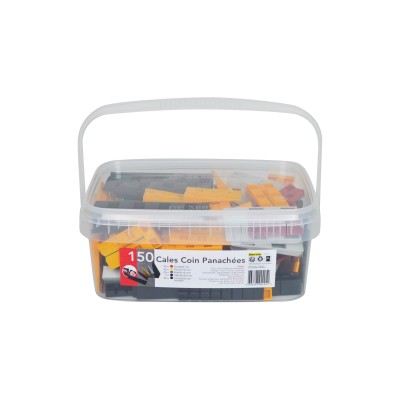 CALES COINS PANACHEES PVC SEAU 150PCS