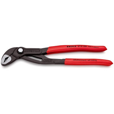 KNIPEX Cobra® Pince multiprise de pointe gainées en plastique antidérapant grise