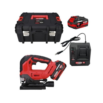 Coffret scie sauteuse sur batterie 18V, 2 batteries et chargeur