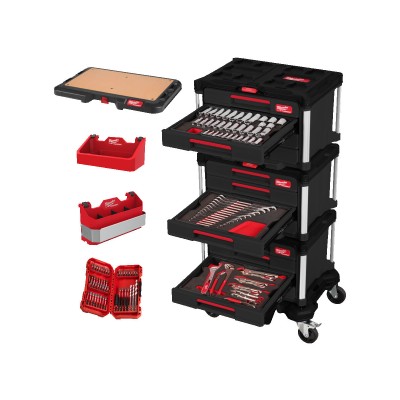 PACKOUT™ SET 3 COFFRETS ÉQUIPÉES 369 OUTILS