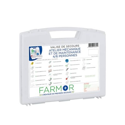 VALISE DE SECOURS ATELIERS 4/6 PERS
