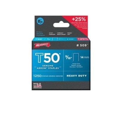 BOITE 1250 AGRAFES T50/14MM REF509