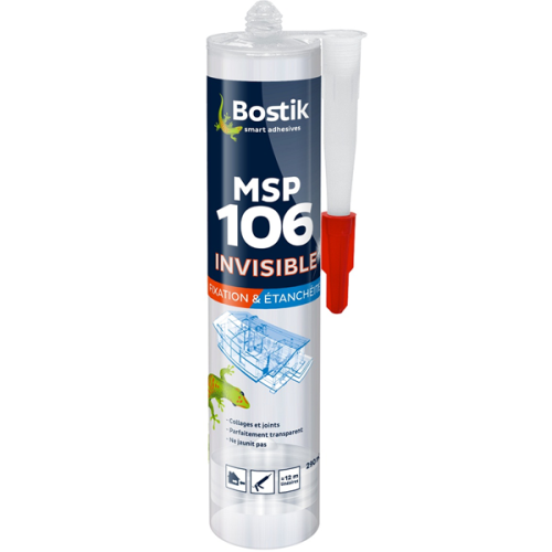 MASTIC COLLE MS POLYMERE MSP106 INVISIBLE 290