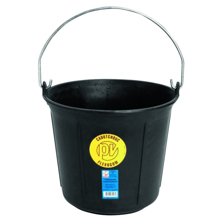 SEAU CAOUTCHOUC FLEXOGOM STANDARD 11 L