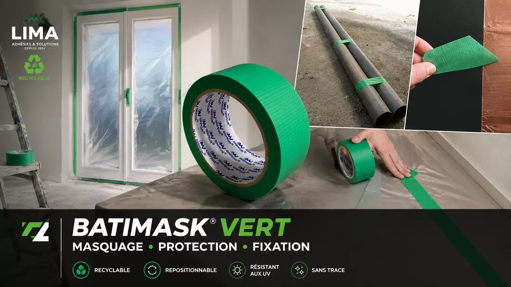 Batimask Vert — masquage & protection